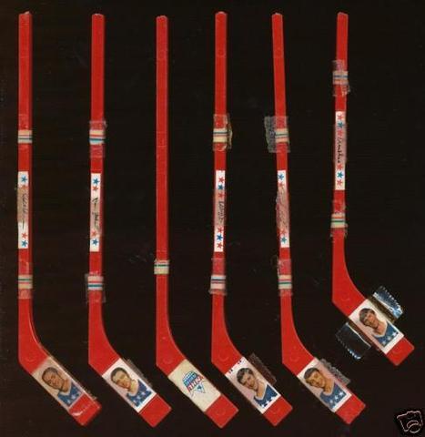 Hockey Sticks Mini Post 1960s