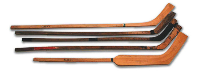 Antique and Vintage Hockey Sticks Vintage 