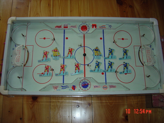 Hockey Table Top Game 1950s 1
