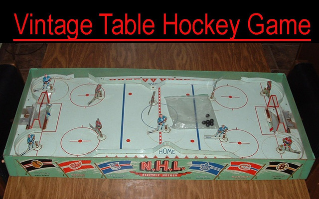 Hockey Table Top Game 1950s Eagle