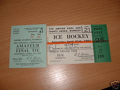 Hockey Ticket 1951