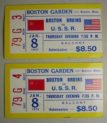 Hockey Ticket 1976 4