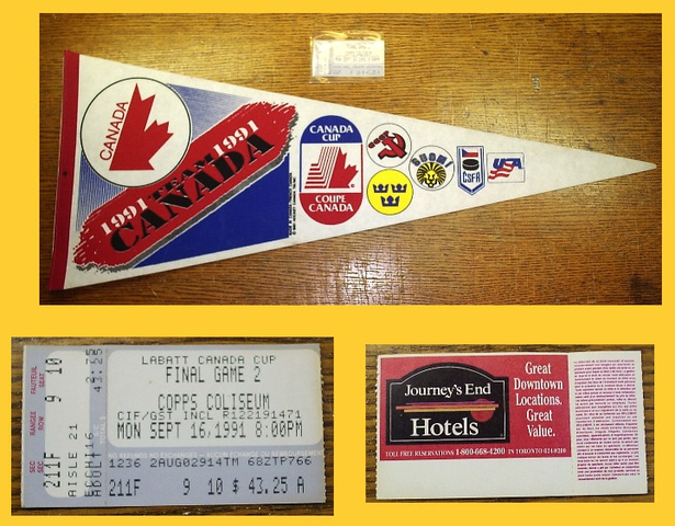 Hockey Ticket 1991 2