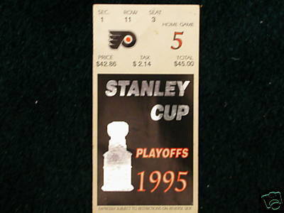Hockey Ticket 1995