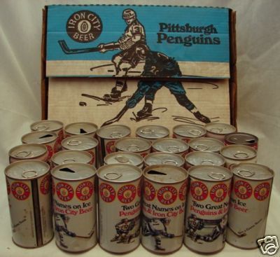 Hockey Beer Can 2 Pittsburgh