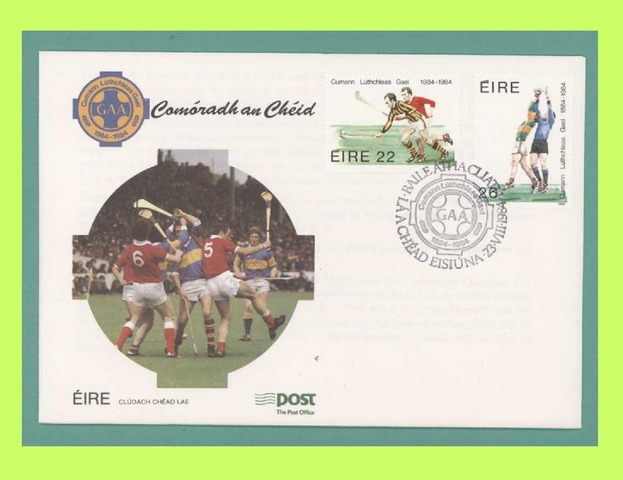 Hurling Stamp Fdc 1984