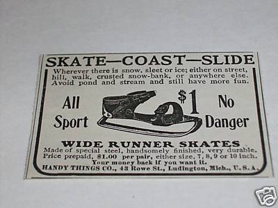 Ice Skate Ad 1903
