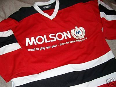 Ice Hockey Beer Jerseys 8 Molson