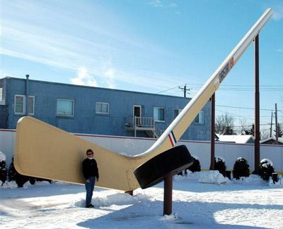 Eveleth, Minnesota  Worlds Largest Hockey Stick 