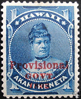Stamps 1893 4 Hawaii 1