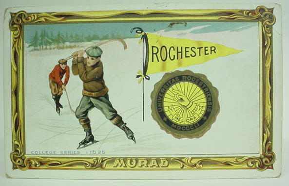 Antique Hockey Postcard