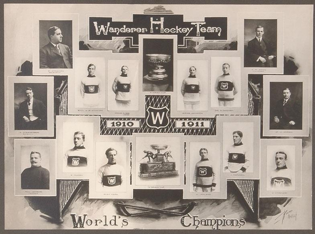 Montreal Wanderers Team Photo 1910