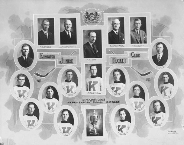 Kingston Junior Hockey Club - Eastern Canada Champions - 1926