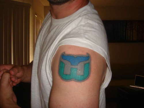 Hartford Whalers Tattoo