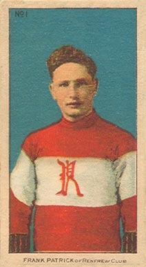 Frank Patrick - C56 - Imperial Tobacco - No1 - 1910  Hockey Card
