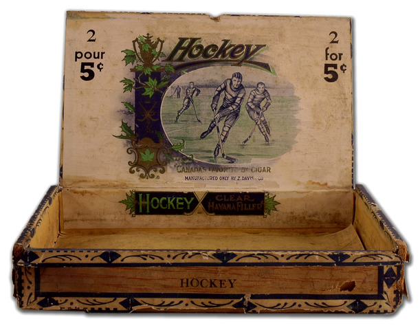 Ice Hockey Cigar Box