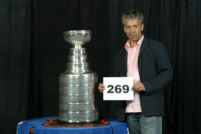 Ross Judge with Stanley Cup  (Presentation Cup)