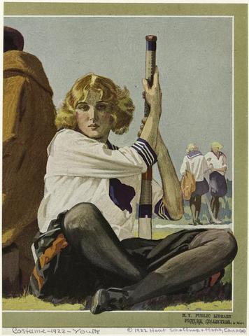 Field Hockey Girl 1922
