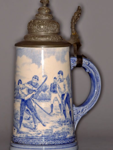 Field Hockey Mug / Beer Stein from 1880s -