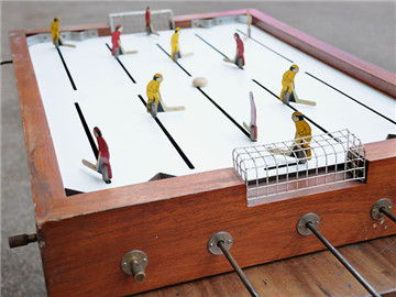 Antique Table Top Hockey Game
