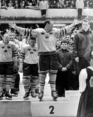 1964 photo of Sven Tumba of Team Sweden at Winter Olympics