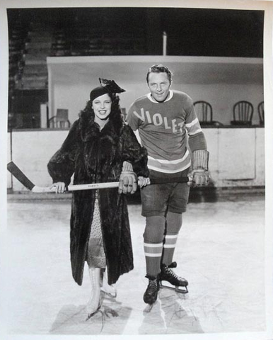 Anne Nagel & Dick Purcell from the 1936 movie King of Hockey