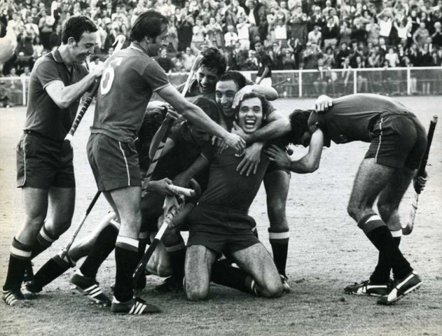 Goal Celebration at 1st Hockey World Cup in 1971