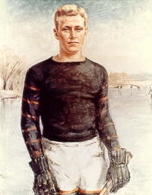 Hobey Baker Portrait by Peter Cook - 1937