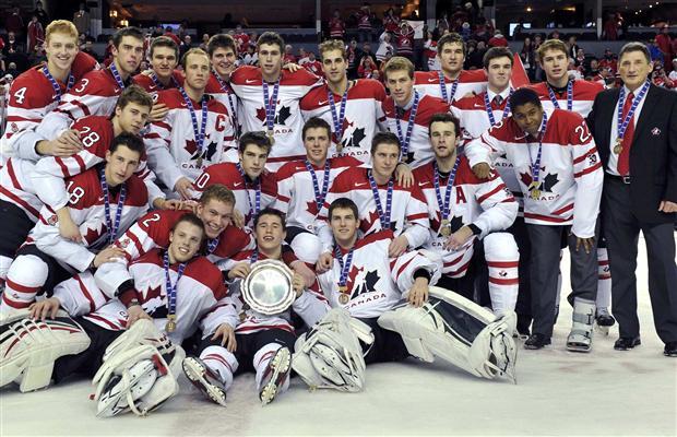 Team Canada Picture after Winning Bronze Medal