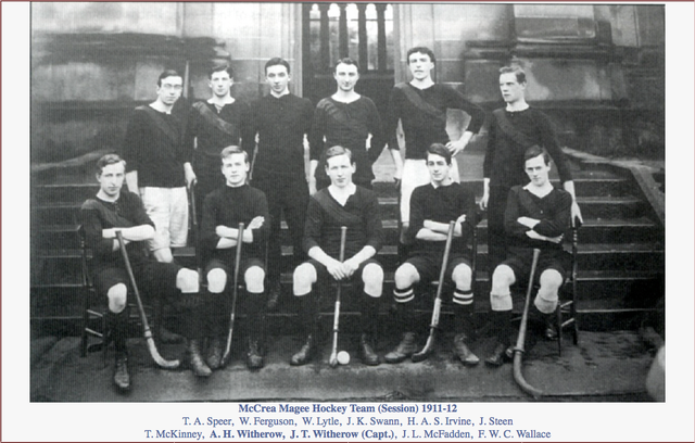 McCrea Magee Hockey Team 1911-12