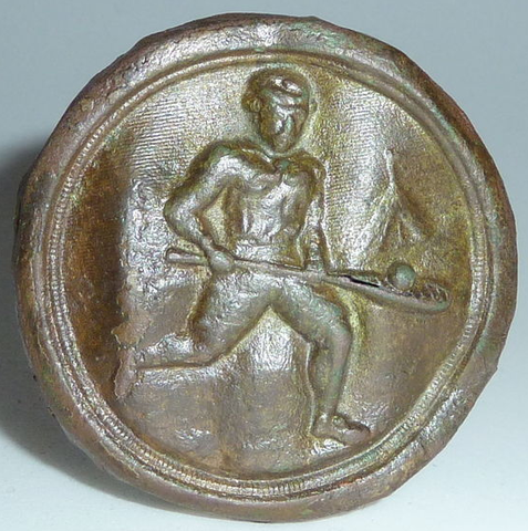 Lacrosse Badge from the mid to late 1800s