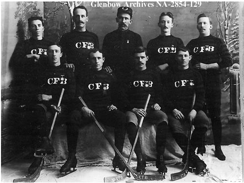 Calgary Fire Brigade Ice Hockey Team 1894-95