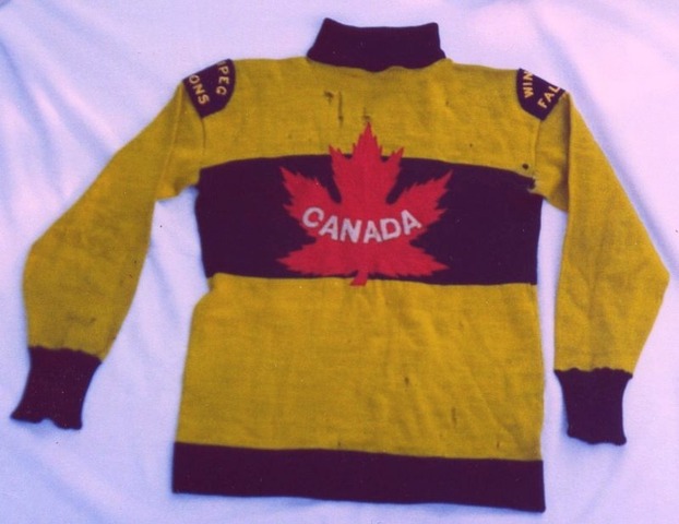 Winnipeg Falcons Team Canada Jersey for Olympic Games in 1920