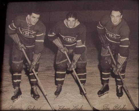 Montreal Canadiens Famous Punch Line - Richard , Lach & Blake