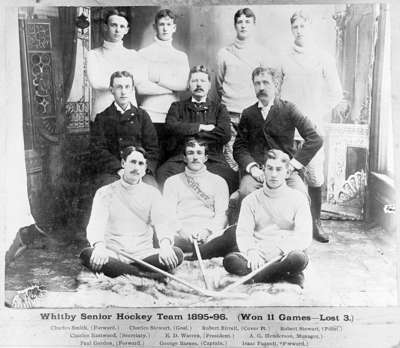Whitby Senior Ice Hockey Team 1895 -96