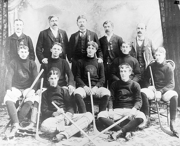 Whitby Senior Ice Hockey Team - 1898