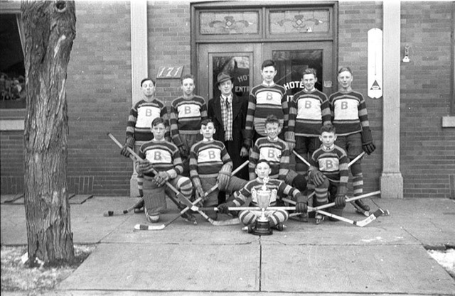 Whitby Bruins - Midget Ice Hockey Champions - 1938