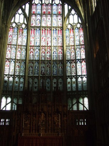 The Great East Window - Gloucester Cathedral - England