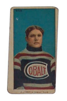J. Jones - Cobalt Hockey Club - 1910 - Hockey Card