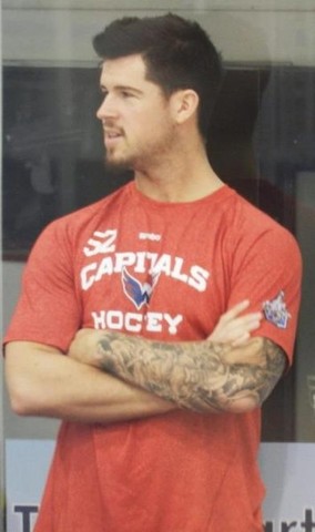 Mike Green of the Washington Capitols in a T Shirt
