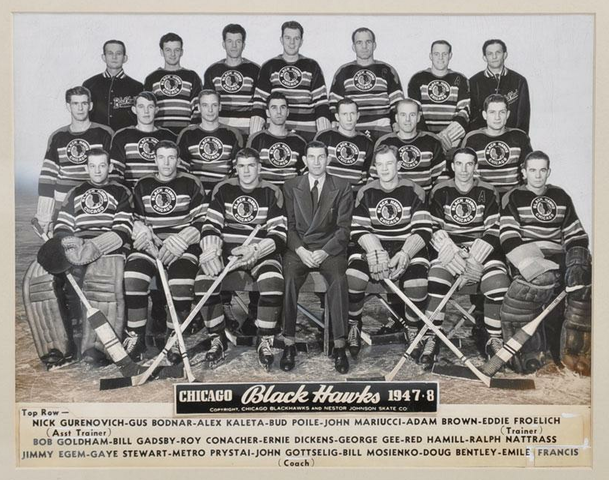 Chicago Blackhawks - Team Photo - 1947 / 48