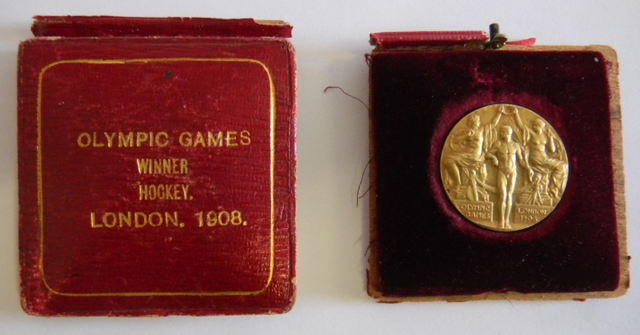 Olympic Field Hockey Champion - 1908 - Gold Medal - Gerald Logan