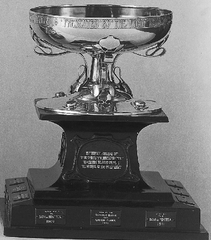 The Montreal Bankers Hockey League Trophy - 1924