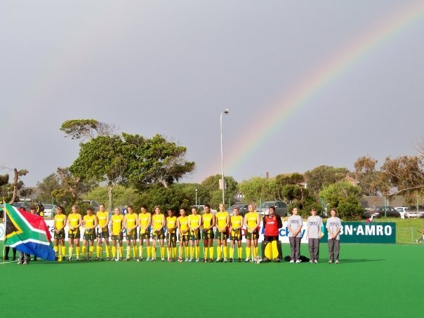 South Africa Women's Hockey Team at The End of the Rainbow 