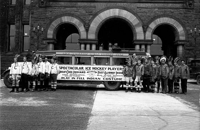 The Cree & Ojibway Indian Hockey Tour - 1928