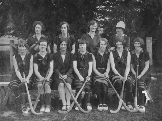 Akaroa Ladies Field Hockey Team - 1912