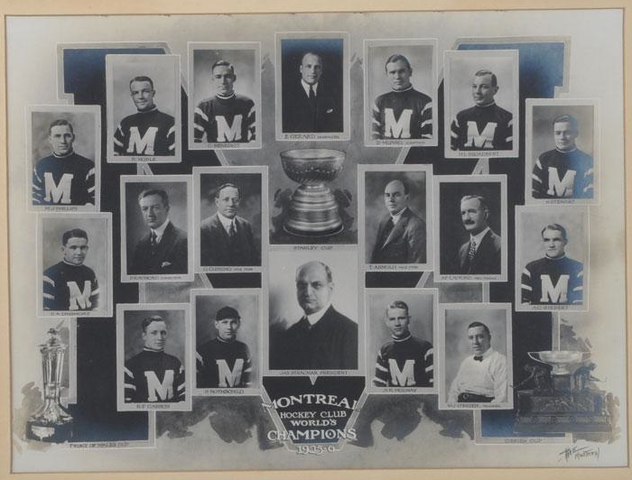 Montreal Maroons - Stanley Cup Champions - 1926