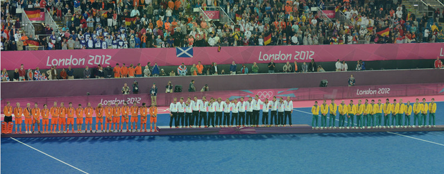 Medal Ceremony - Olympic Mens Field Hockey - London - 2012