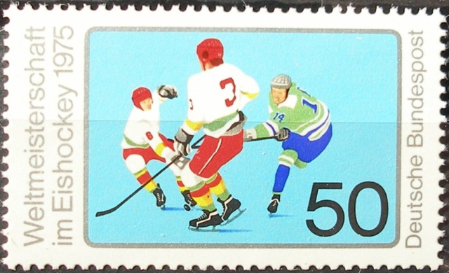 Germany - Ice Hockey Stamp - 1975