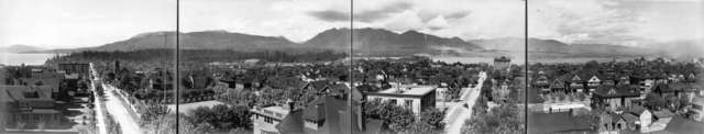 Panoramic View - Vancouver West End - Denman Arena - 1911